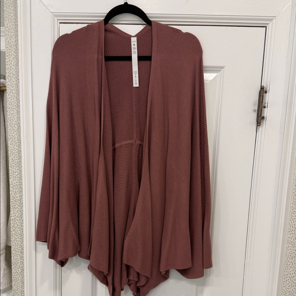 lululemon athletica Mauve Open Cardigan